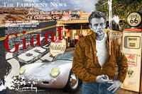 James Dean blouson daim  90x60 cm